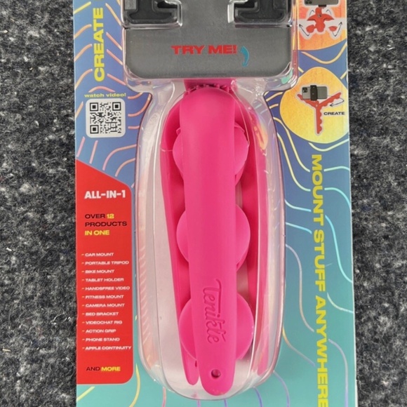 Tenikle Other - Tenikle Pro Flexible Tripod Bendable Suction Cup Camera & Phone Mount Pink